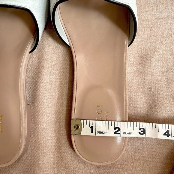 NWT Gucci Sandal Slides in Salvy Green Suede - Size EU 37.5 / US 7.5 - Picture 12 of 16